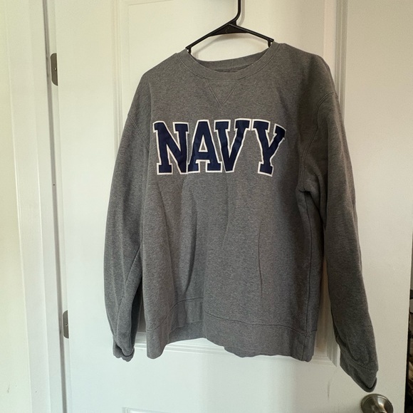 Gray Navy Sweatshirt - Picture 1 of 2